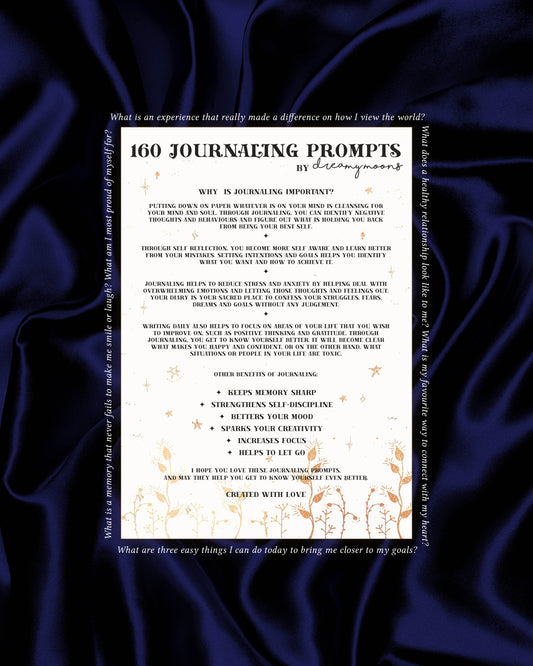 160 Journaling Prompts