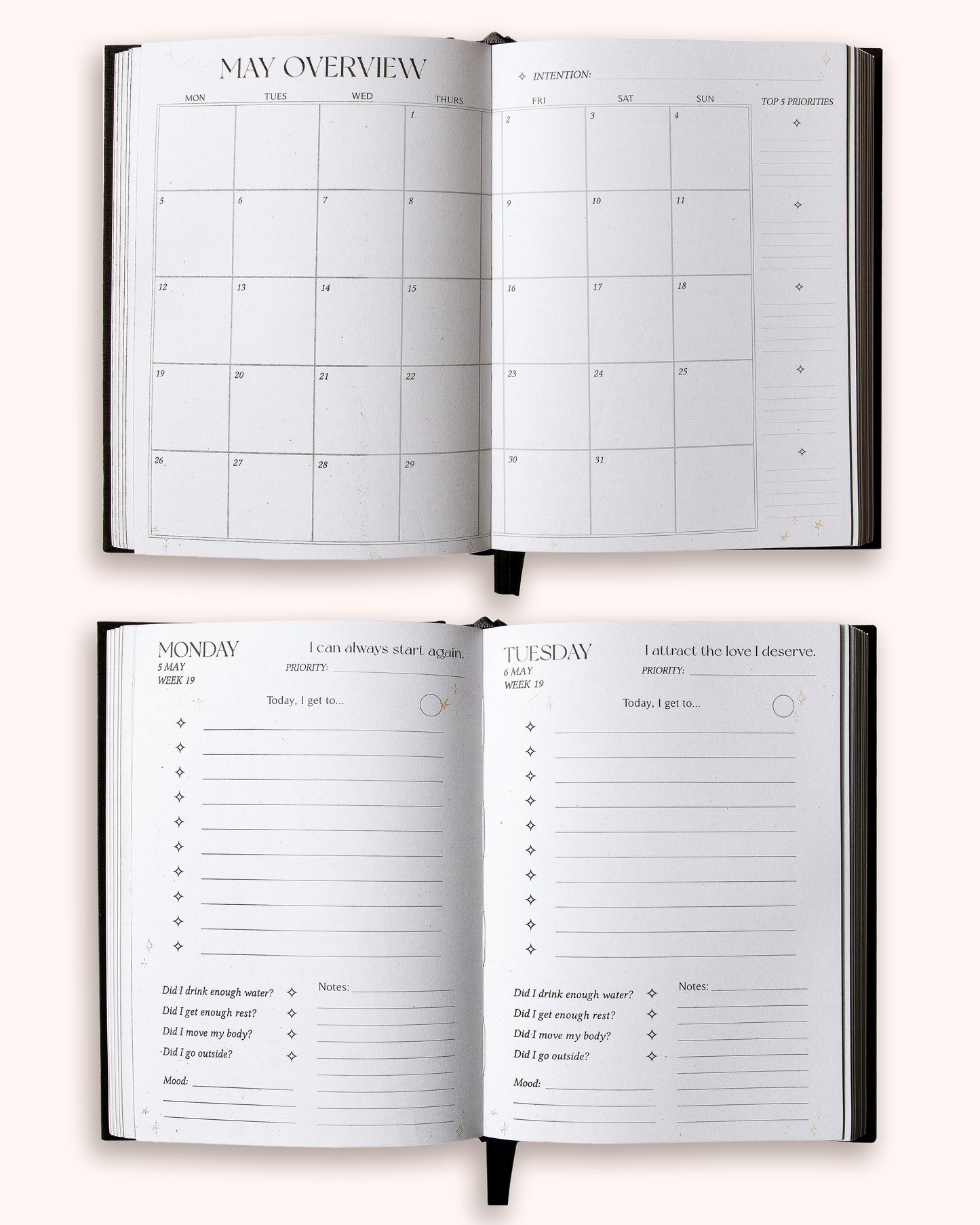 Burgundy 2026 Daily Planner - Wholesale