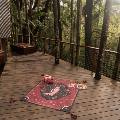 Dreamy Moons Picnic Rug