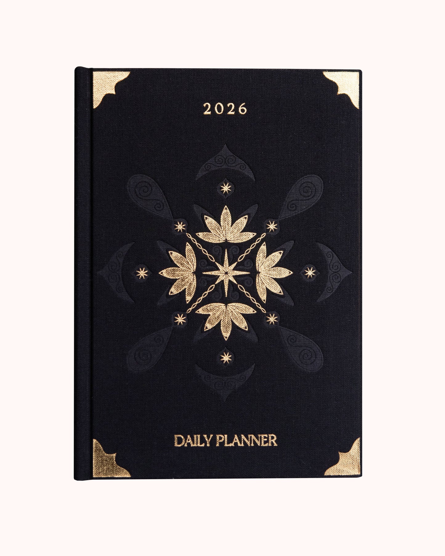 Black 2026 Daily Planner - Wholesale