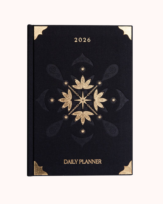 Black 2026 Daily Planner - Wholesale