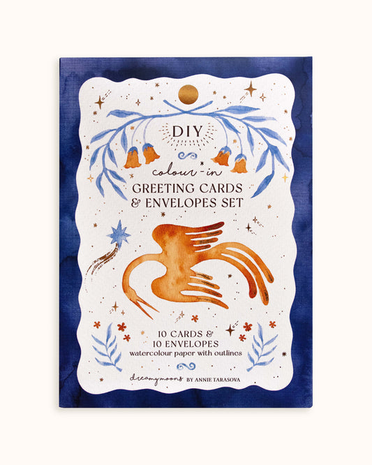 Colour-in Card Set - Wholesale