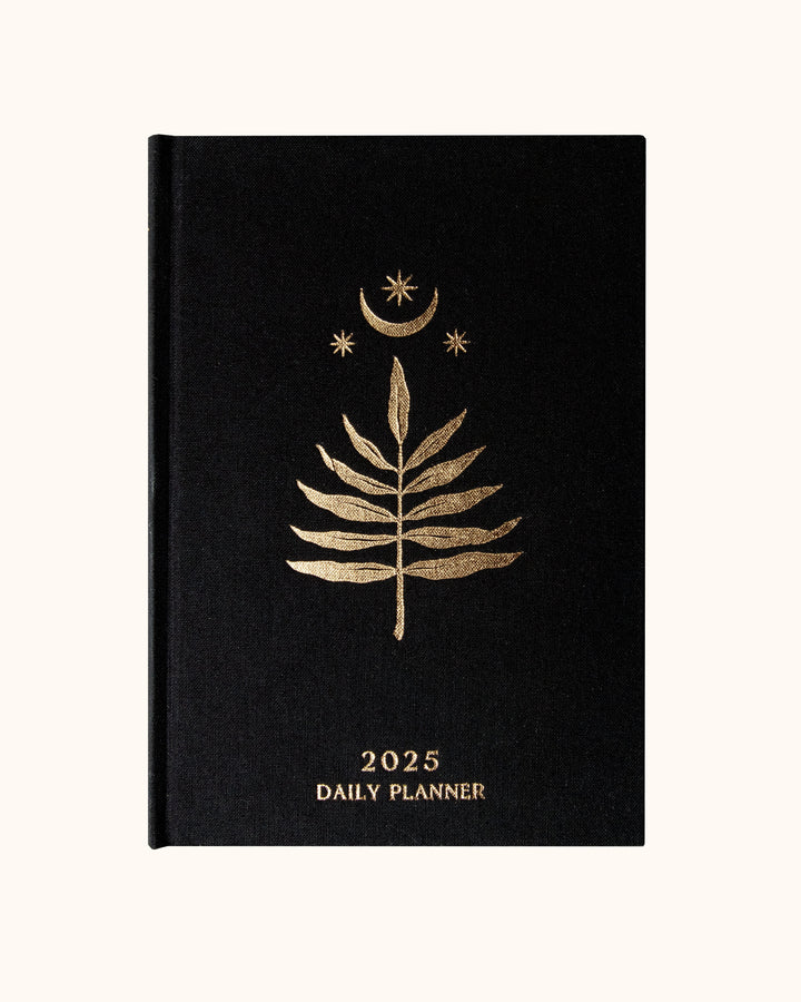 Black 2025 Daily Planner - Wholesale