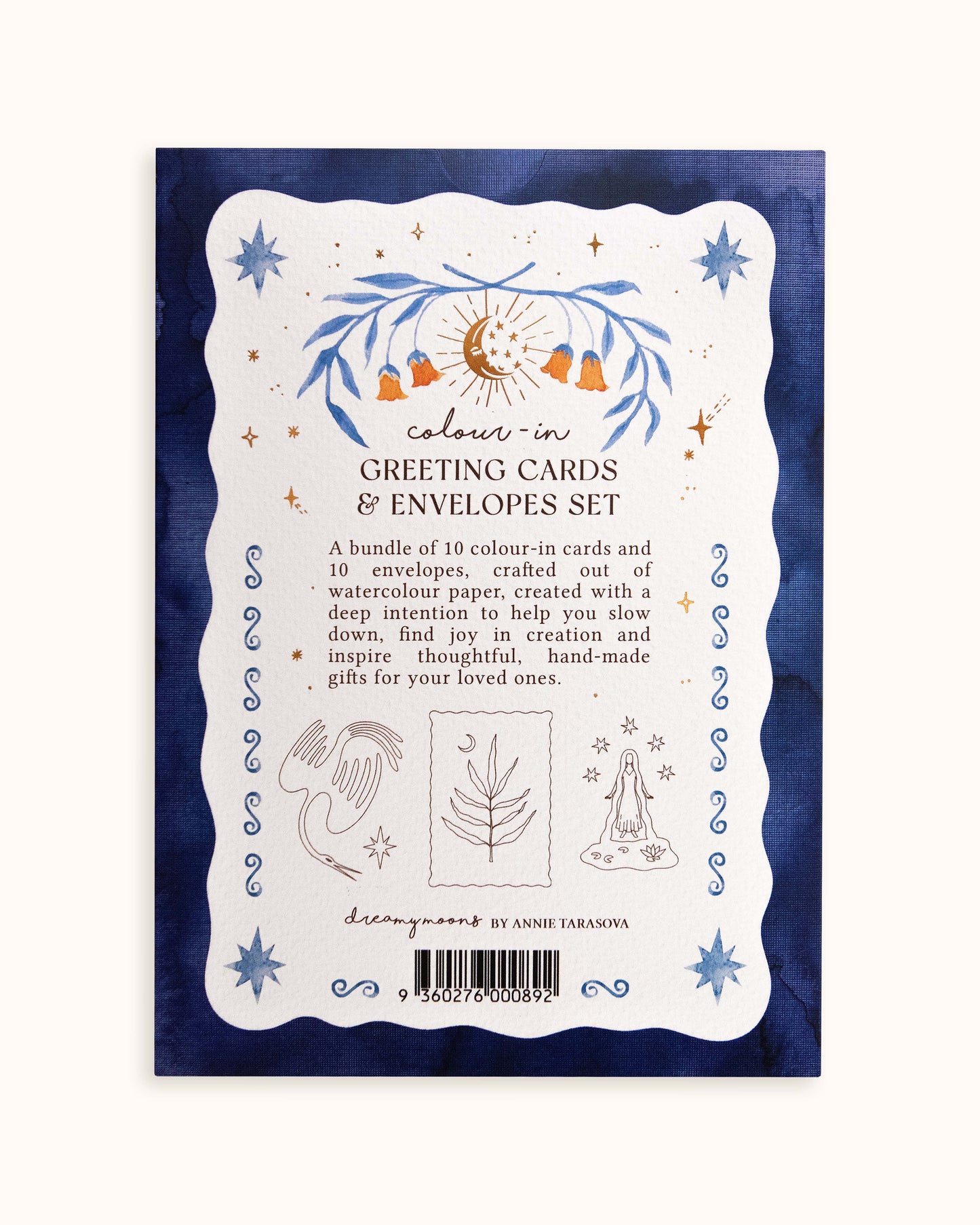 Colour-in Card Set