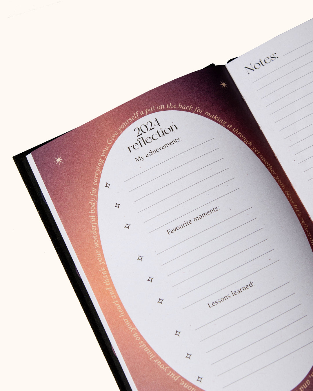 Black 2025 Daily Planner - Wholesale